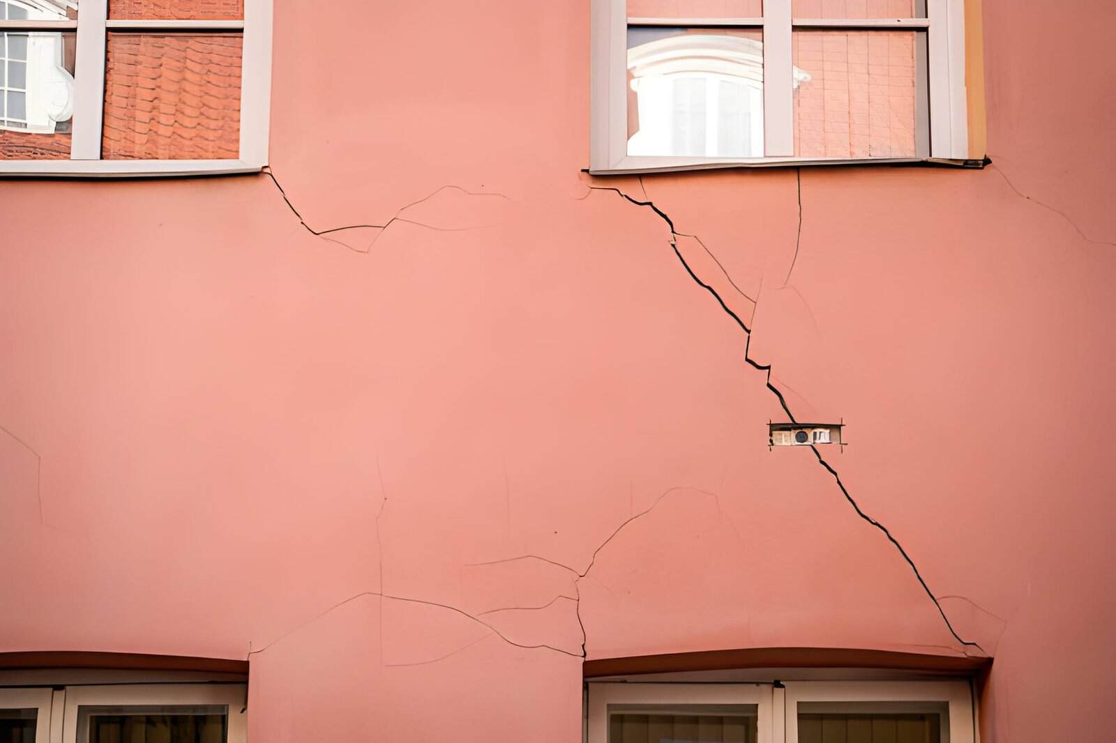 old school building deterioration cracks maintenance issues
