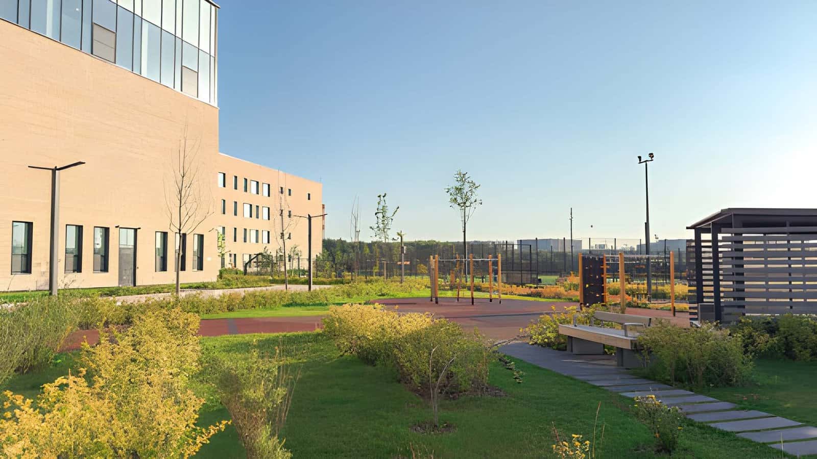 modern school campus redevelopment construction education building