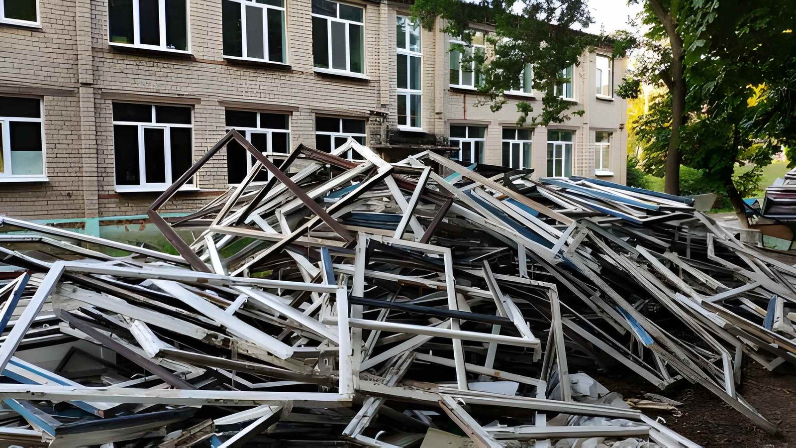construction waste sorting recycling demolition materials